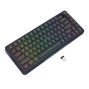 Bluetooth и безжична механична геймърска клавиатура Redragon Flekact Pro K708-RGB-PRO, RGB осветление - черна