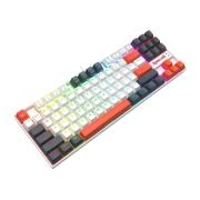 Механична геймърска клавиатура Redragon Kumara K552WLR-RGB – бяла със сиво и оранжево RGB осветление
