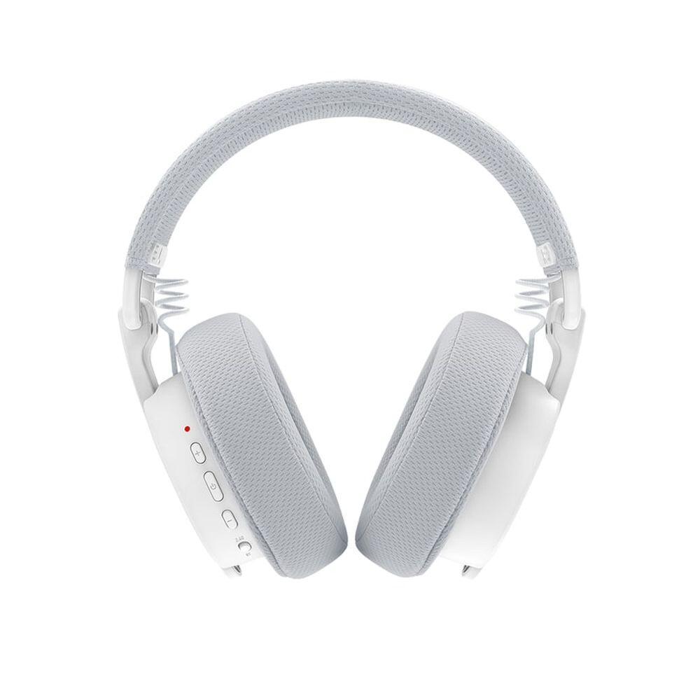 Геймърски слушалки Redragon Luce H888W с кабел и безжична Bluetooth връзка - бели