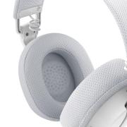 Геймърски слушалки Redragon Luce H888W с кабел и безжична Bluetooth връзка - бели