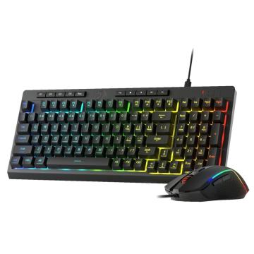 Комплект клавиатура и мишка Redragon S141 с RGB осветление - черен