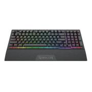 Кабелна и безжична Bluetooth механична геймърска клавиатура Redragon Shiva Pro K515RGB-PRO с RGB осветление - черна
