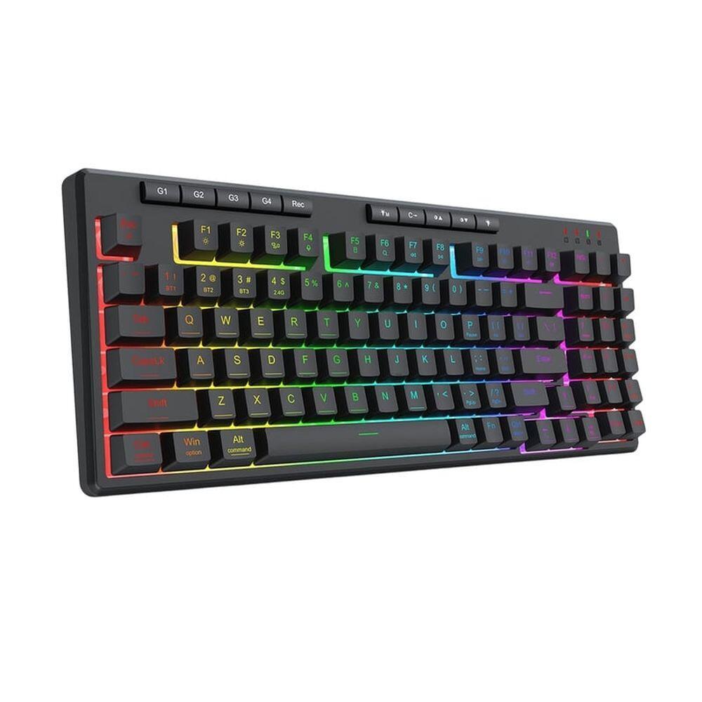 Геймърска клавиатура Redragon Varro RGB K517-RGB - черна