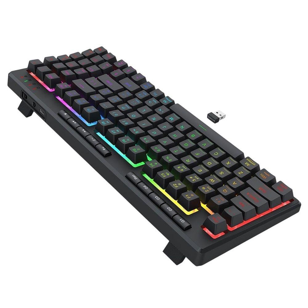 Геймърска клавиатура Redragon Varro RGB K517-RGB - черна