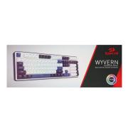 Механична геймърска клавиатура Redragon Wyvern K689WBB-RGB с RGB  подсветка - бяло/синьо
