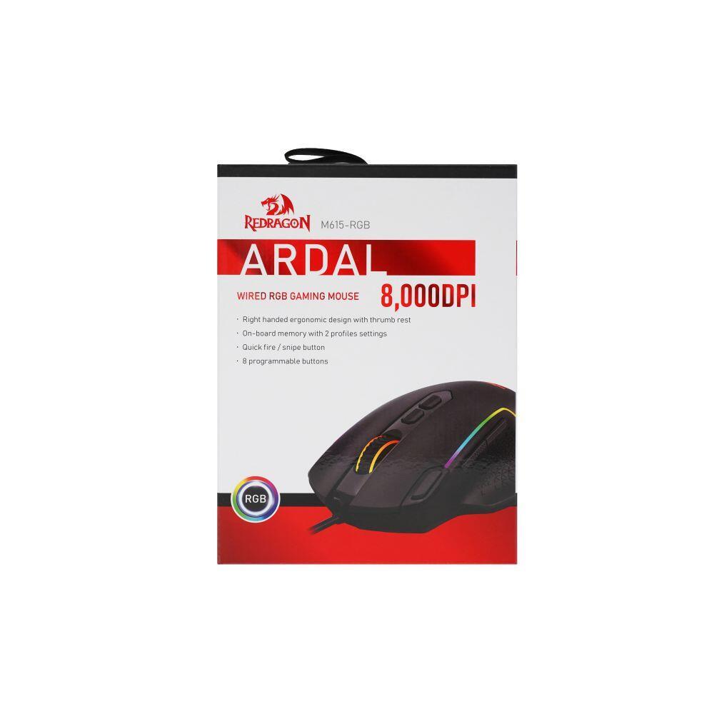 Геймърска мишка RGB Redragon Ardal M615-RGB