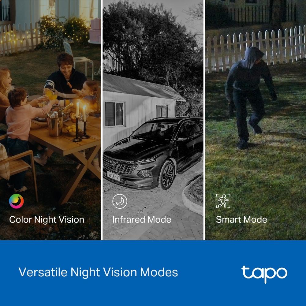 Външна охранителна камера с два обектива TP-Link Tapo C545D с Pan/Tilt