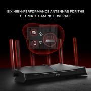 Двубандов Wi-Fi 7 геймърски рутер TP-Link Archer GE400 BE6500