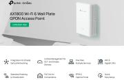 Точка за достъп TP-Link Omada EAP625GP-Wall AX1800 Wall Plate GPON WiFi 6