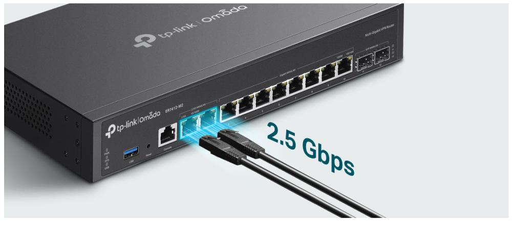 Omada мулти-гигабитов VPN рутер TP-Link ER7412-M2