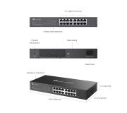 16-портов комутатор TP-Link Omada ES216G Gigabit Easy Managed Switch
