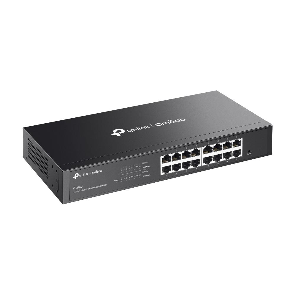 16-портов комутатор TP-Link Omada ES216G Gigabit Easy Managed Switch