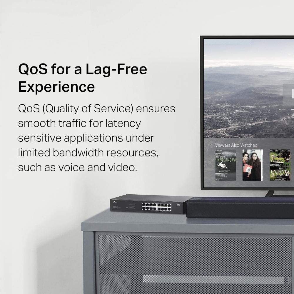 16-портов Gigabit настолен комутатор TP-Link LS1016G