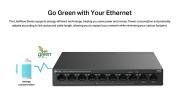 10-портов 10/100Mbps настолен комутатор TP-Link LS110P с 8 PoE+ порта