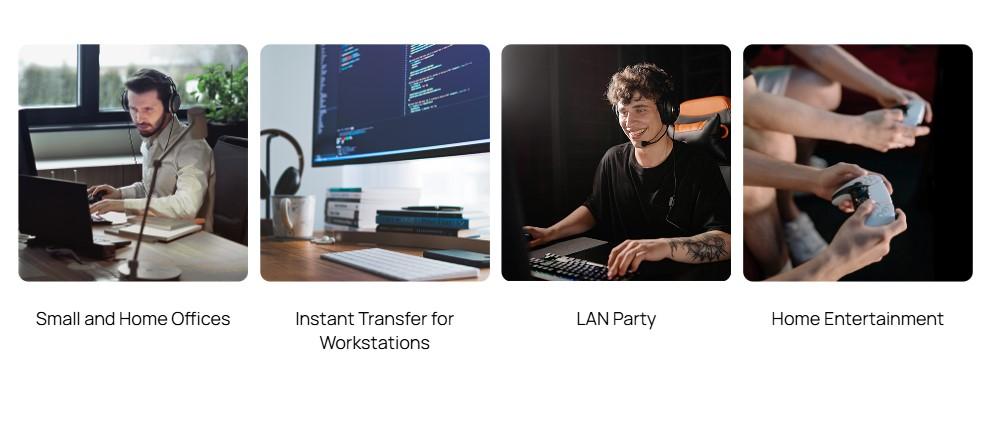 8-портов 10G неуправляем Desktop/Rackmount комутатор TP-Link Omada DS1008X