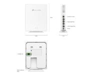 Настолна Wi-Fi 6 точка за достъп TP-Link Omada EAP610GP-Desktop GPON AX1800