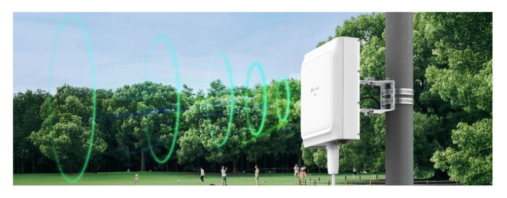 Точка за достъп TP-Link Omada EAP650 D30-Outdoor AX3000 Indoor/Outdoor WiFi 6 Access Point