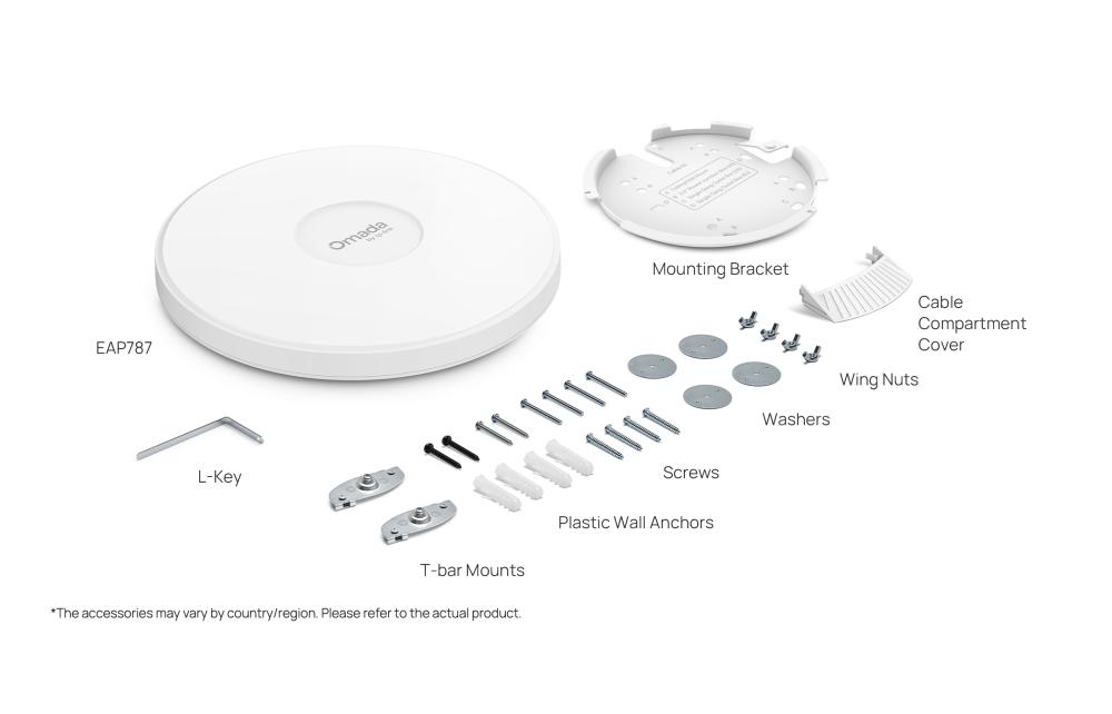 Точка за достъп TP-Link Omada EAP787 трибандова Wi-Fi 7 BE12000