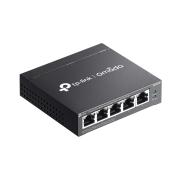 5-портов гигабитов управляем настолен комутатор TP-Link Omada ES205GP с 4-порта PoE+