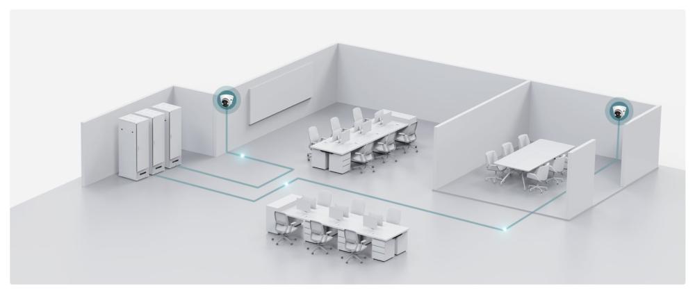 5-портов гигабитов управляем настолен комутатор TP-Link Omada ES205GP с 4-порта PoE+