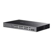 28-портов комутатор TP-Link Omada ES228GMP Gigabit Easy Managed Switch с 24 PoE+ порта