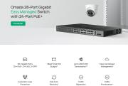 28-портов комутатор TP-Link Omada ES228GMP Gigabit Easy Managed Switch с 24 PoE+ порта