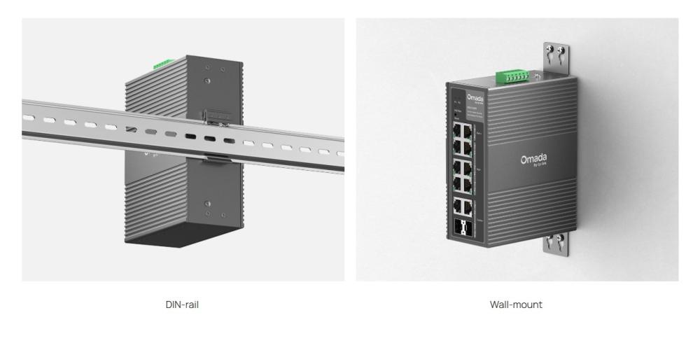 10-портов гигабитов индустриален лесно управляем комутатор TP-Link Omada IES210GPP с 6 PoE+ порта и 2 PoE++ порта