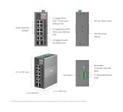 10-портов гигабитов индустриален лесно управляем комутатор TP-Link Omada IES210GPP с 6 PoE+ порта и 2 PoE++ порта