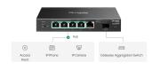 6-портов гигабитов комутатор за достъп с 4 PoE+ порта TP-Link Omada SG2206MP