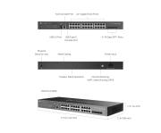24-портов гигабит L3 управляем комутатор TP-Link Omada SG5428X с 4×10G слота