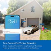 Комплект интелигентна безжична охранителна камера със слънчев панел TP-Link Tapo C460 KIT