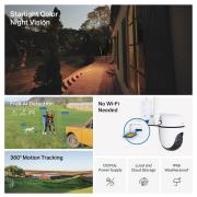 Външна охранителна камера TP-Link Tapo C501GW 4G LTE панорамна