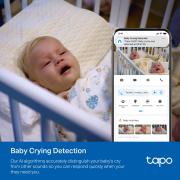 Интелигентна бебефон камера с двойна леща TP-Link Tapo C840