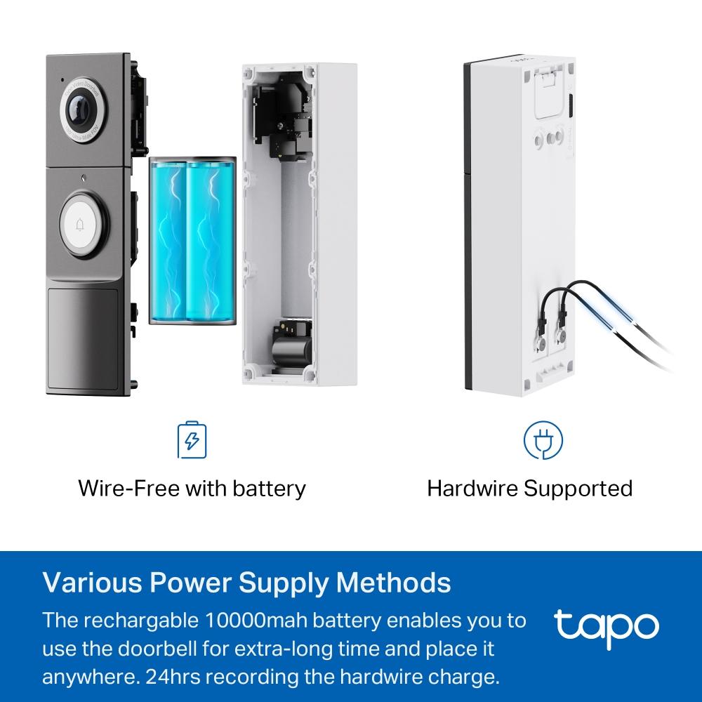 Интелигентен видео звънец TP-Link Tapo D235