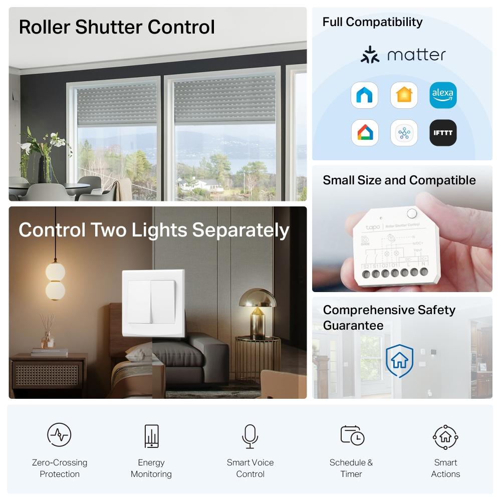 Модул за интелигентен превключвател TP-Link Tapo S112