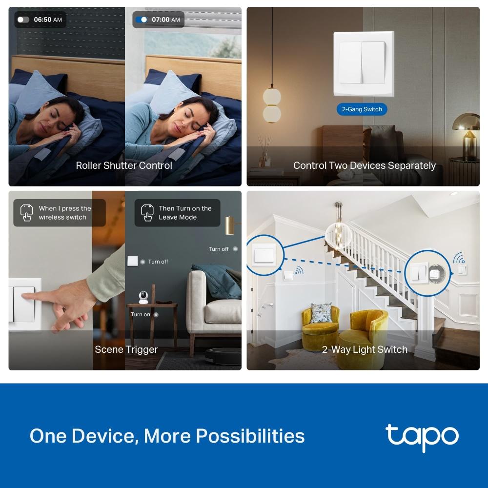 Модул за интелигентен превключвател TP-Link Tapo S112