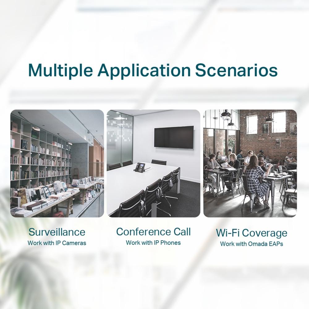 5-портов гигабитов настолен комутатор с 4-порта PoE+ 2 TL-SG1005P