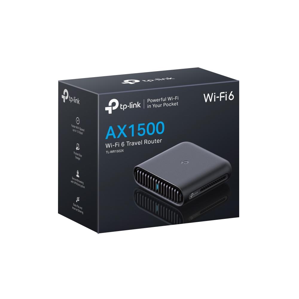 Преносим рутер TP-Link TL-WR1502X AX1500 Wi-Fi 6