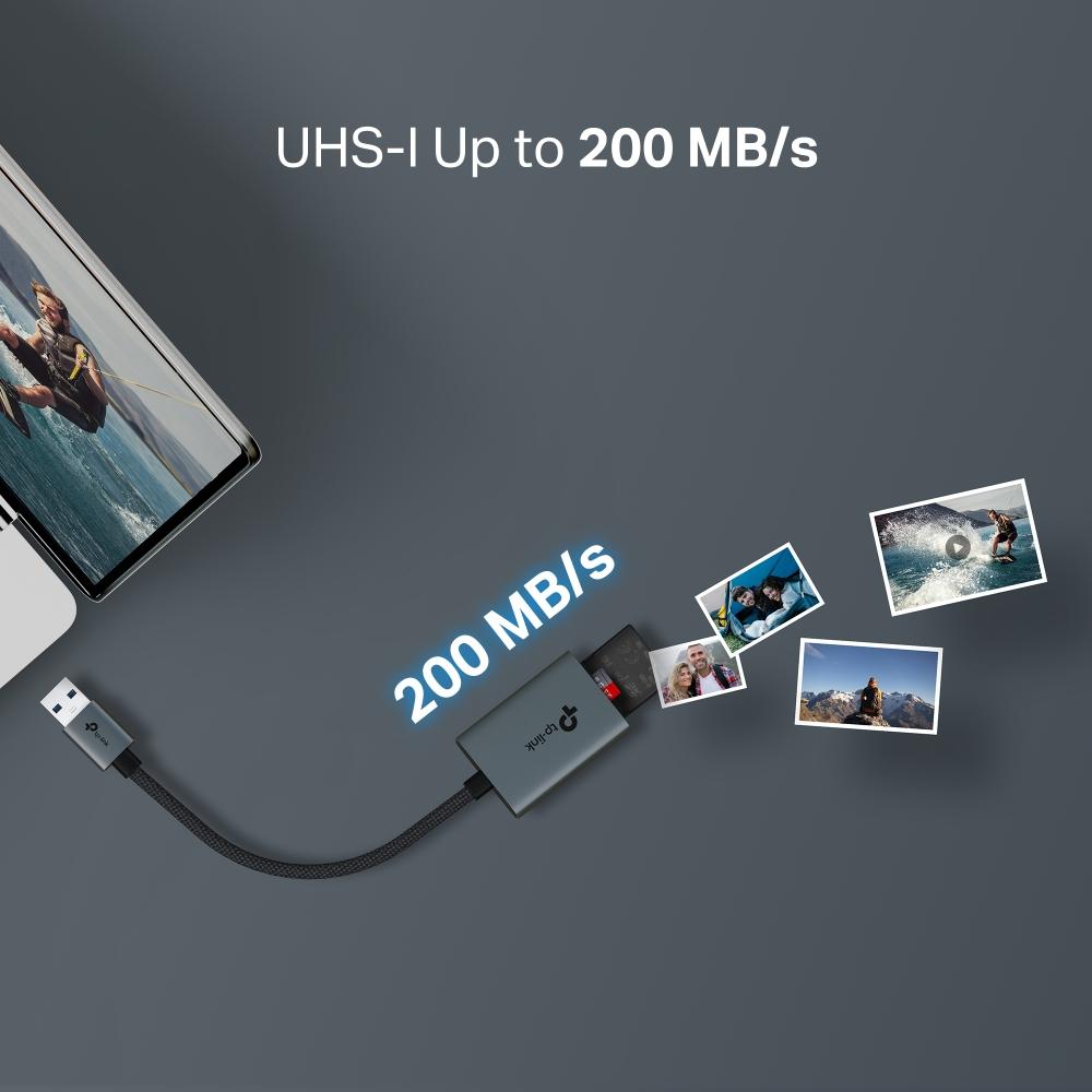 Четец на карти USB 3.0 Type-A към SD и microSD 3.0 TP-Link UA430