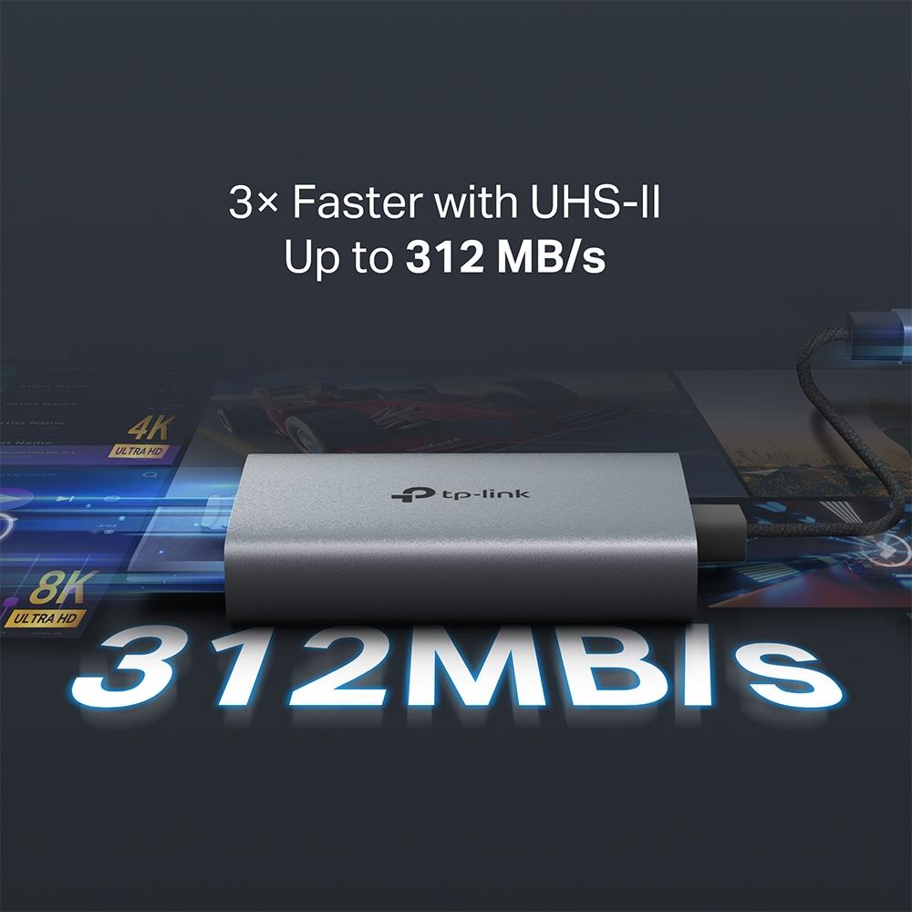 Четец на карти USB 3.0 Type-C към SD и microSD 4.0 TP-Link UA440C