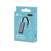 Мрежов адаптер TP-Link USB Type-C към 2,5 Gigabit Ethernet UE302C