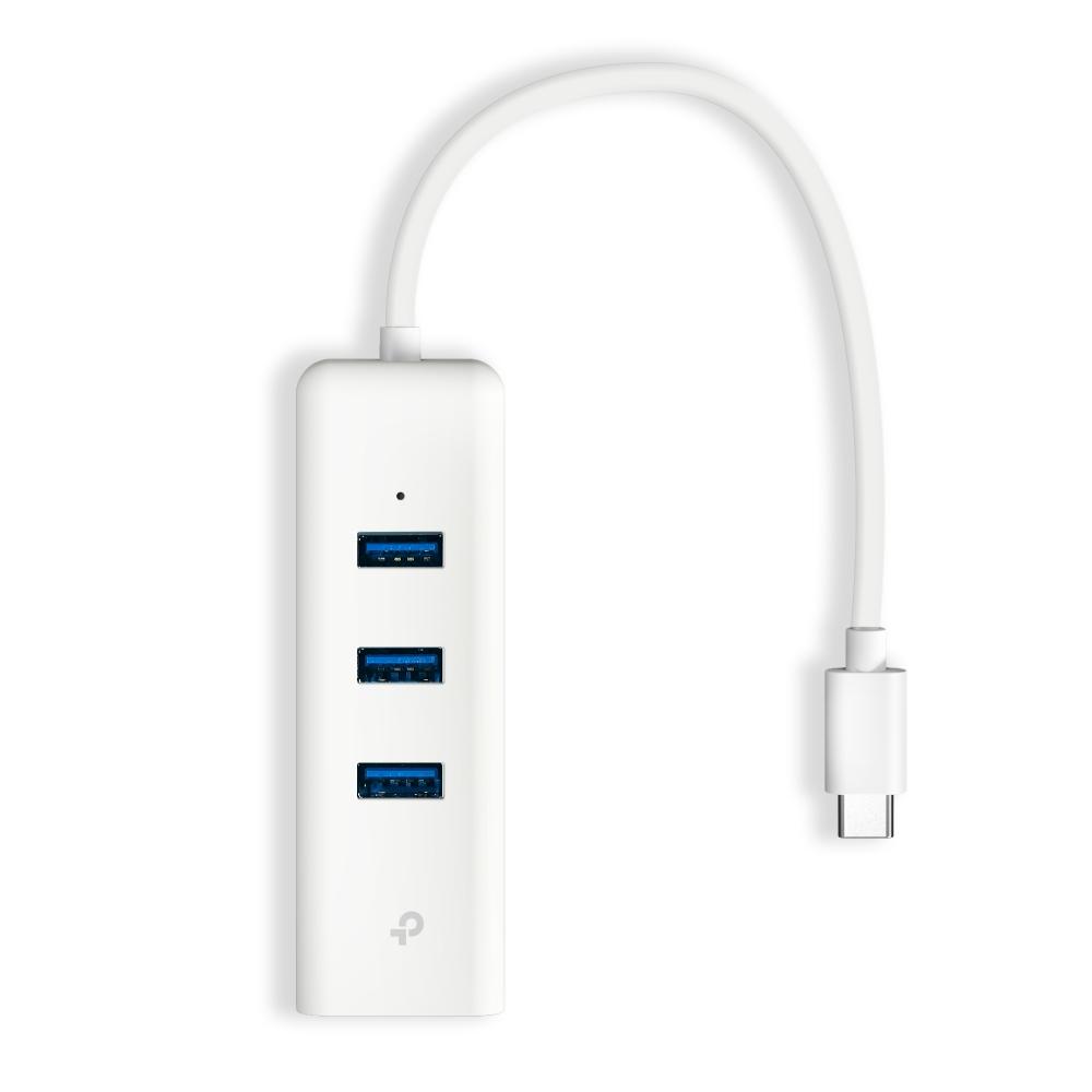 USB Type-C 3-портов хъб и гигабитов Ethernet адаптер TP-Link UE330C