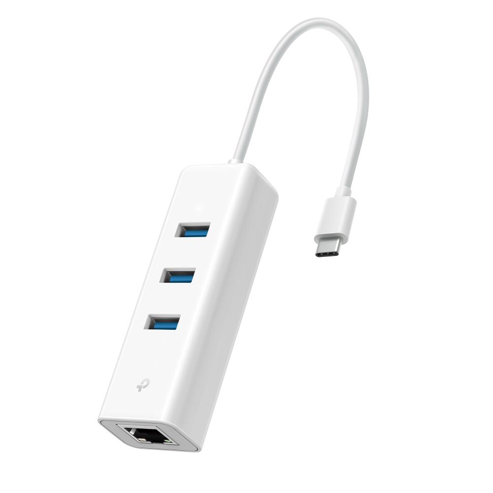 USB Type-C 3-портов хъб и гигабитов Ethernet адаптер TP-Link UE330C