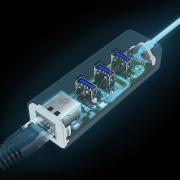 USB Type-C 3-портов хъб и гигабитов Ethernet адаптер TP-Link UE330C