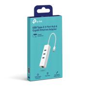 USB Type-C 3-портов хъб и гигабитов Ethernet адаптер TP-Link UE330C