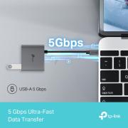 USB хъб TP-Link Type-C 3 в 1 UH3020C