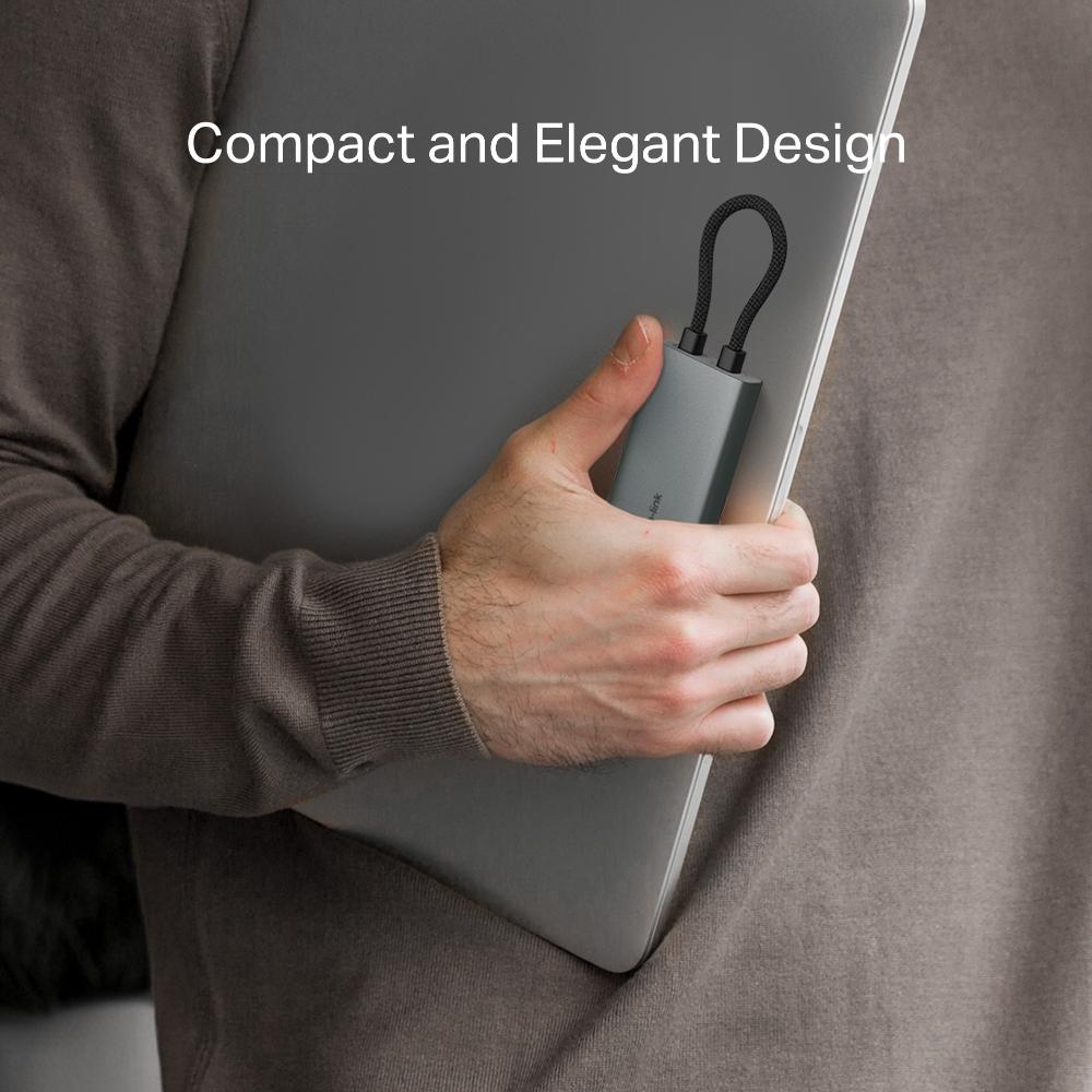 USB хъб TP-Link Type-C 7 в 1 UH7020C