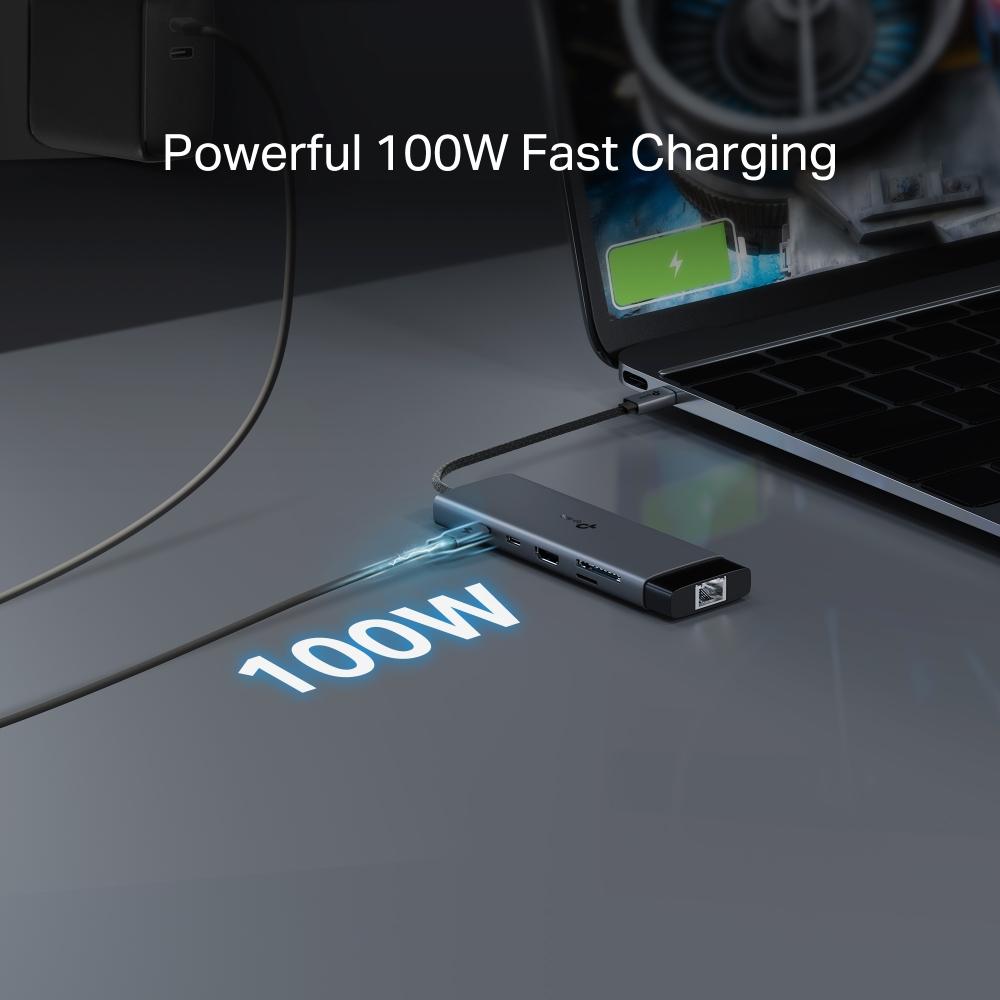 USB хъб TP-Link Type-C 9 в 1 UH9120C