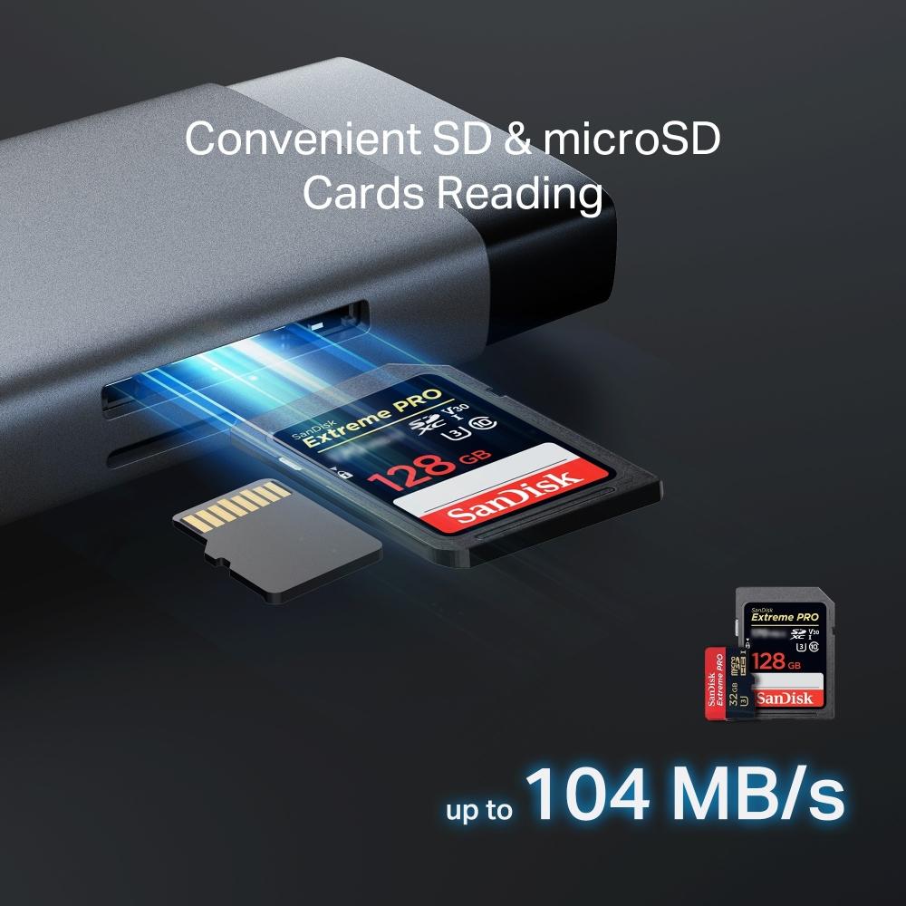 USB хъб TP-Link Type-C 9 в 1 UH9120C