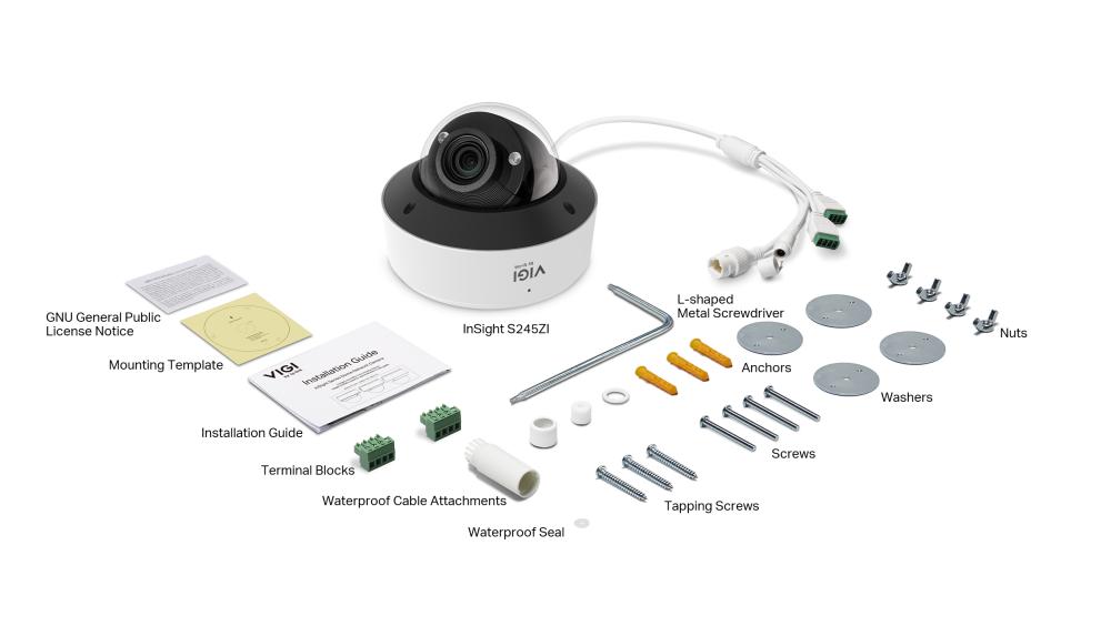 4MP IR моторизирана Wi-Fi Varifocal куполна мрежова камера TP-Link VIGI InSight S245ZI